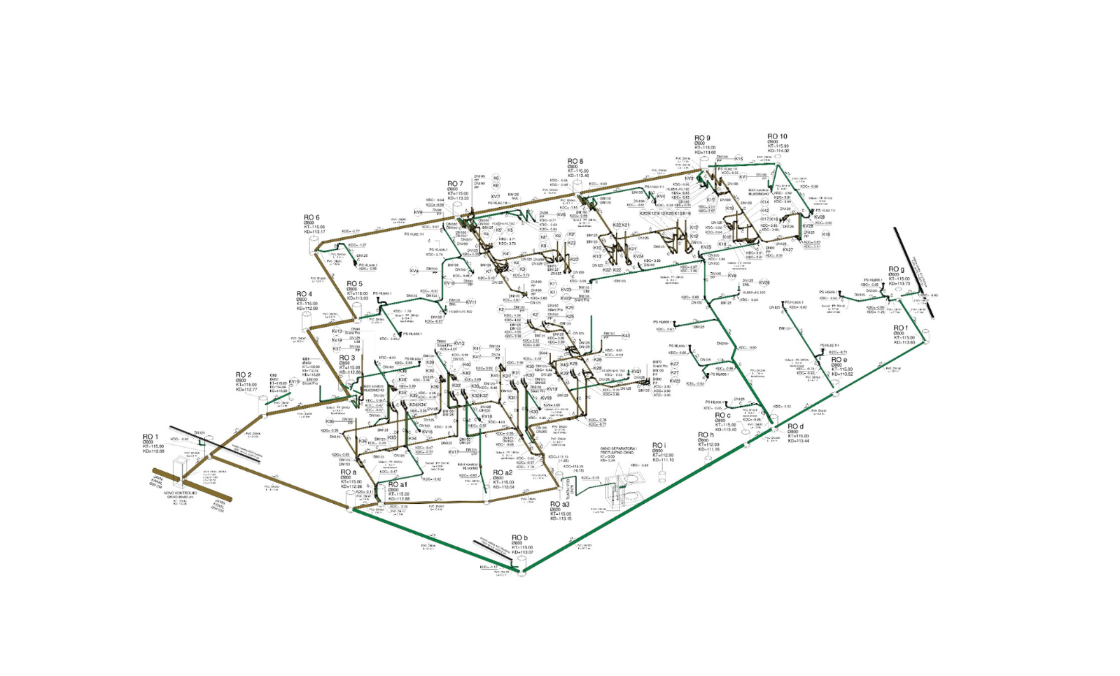Glavni projekti vodovoda i kanalizacije u BIM Revitu